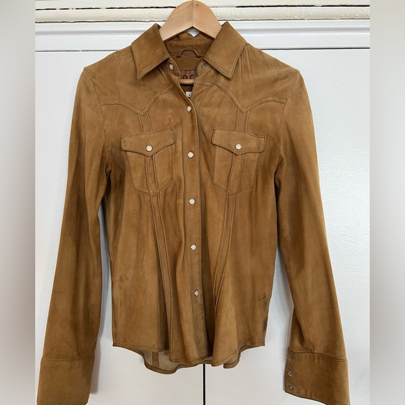 Vintage Suede Shirt - Picture 1 of 10